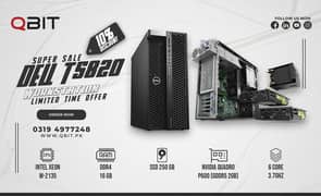 Dell Precision T5820 Workstation Xeon 16GB RAM 250GB SSD Quadro P600