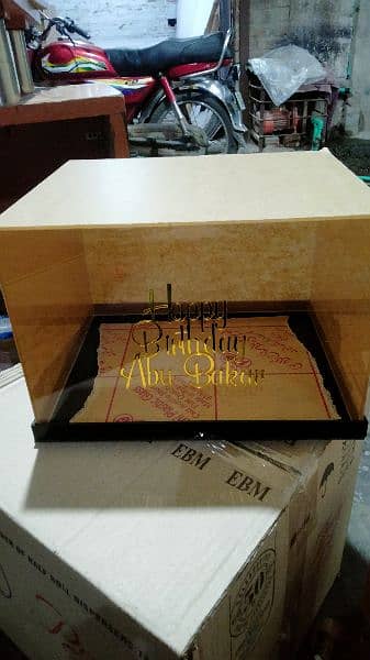 Large Acrylic Cake boxes/Wedding box (03021466006) 10