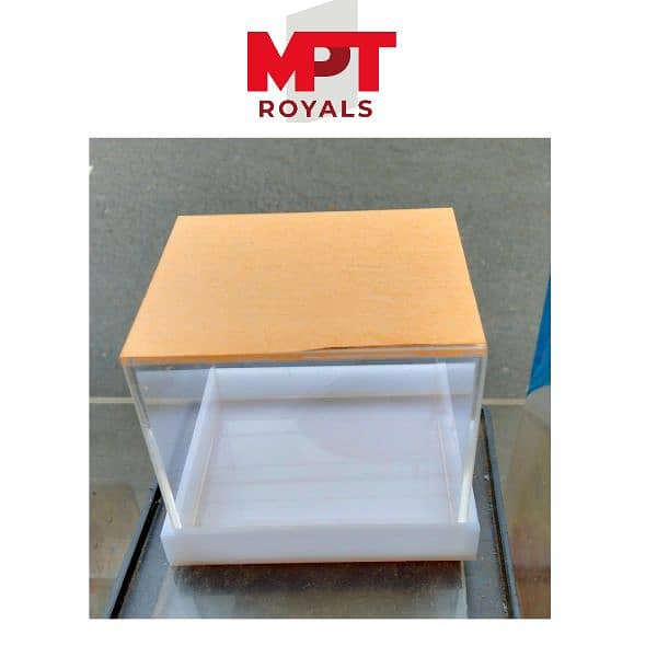 Large Acrylic Cake boxes/Wedding box (03021466006) 14