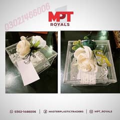 Acrylic Small Boxes ( for bidh and gifting) 0302-1466006