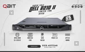 Dell PowerEdge R210 II Server Xeon 8GB DDR3 ECC 500GB HDD 1U Rack