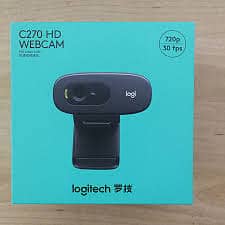 Logitech C270 HD 720p  Business Webcam