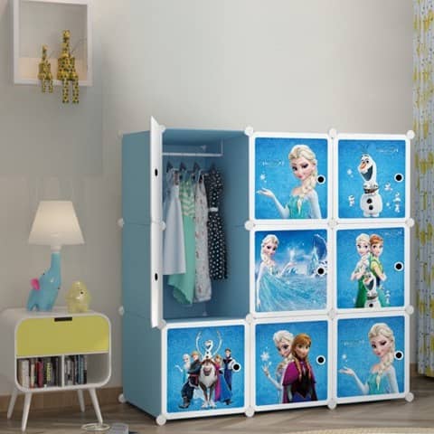 DIY 8 CUBES WARDROBE CUBE CABINET STORAGE RACK 03020062817 9