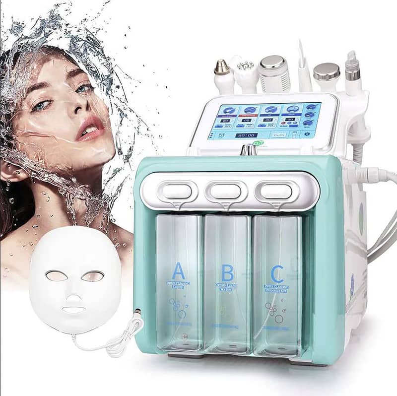 DERMABRASION AQUA PEEL BEAUTY MACHINE H2O2 HYDRAFACIAL OXYGEN BUBBLE 2