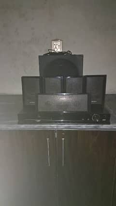 Sony home theater system heavy bass good sound.