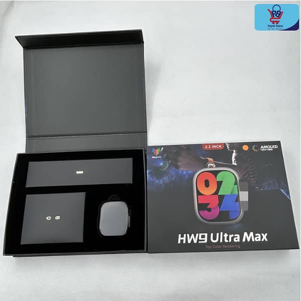 HW9 PRO MAX SMART WATCH AVILEBLE WITH 3 STRAP 5