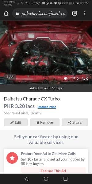 charade CX turbo car for sale 6