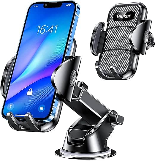 Blukar Car Phone Holder, Adjustable Car Phone Mount Cradle 360° a577 0