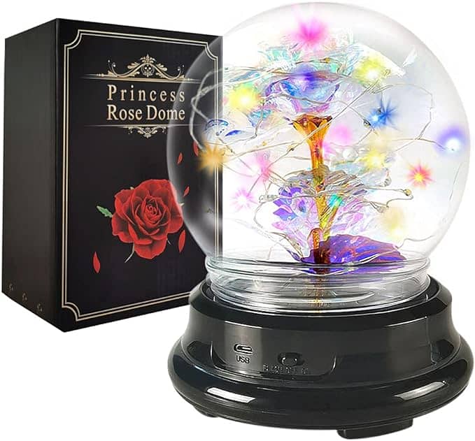 Galaxy Rose Flowers Forever Enchanted Rose LED Flower 617a 0