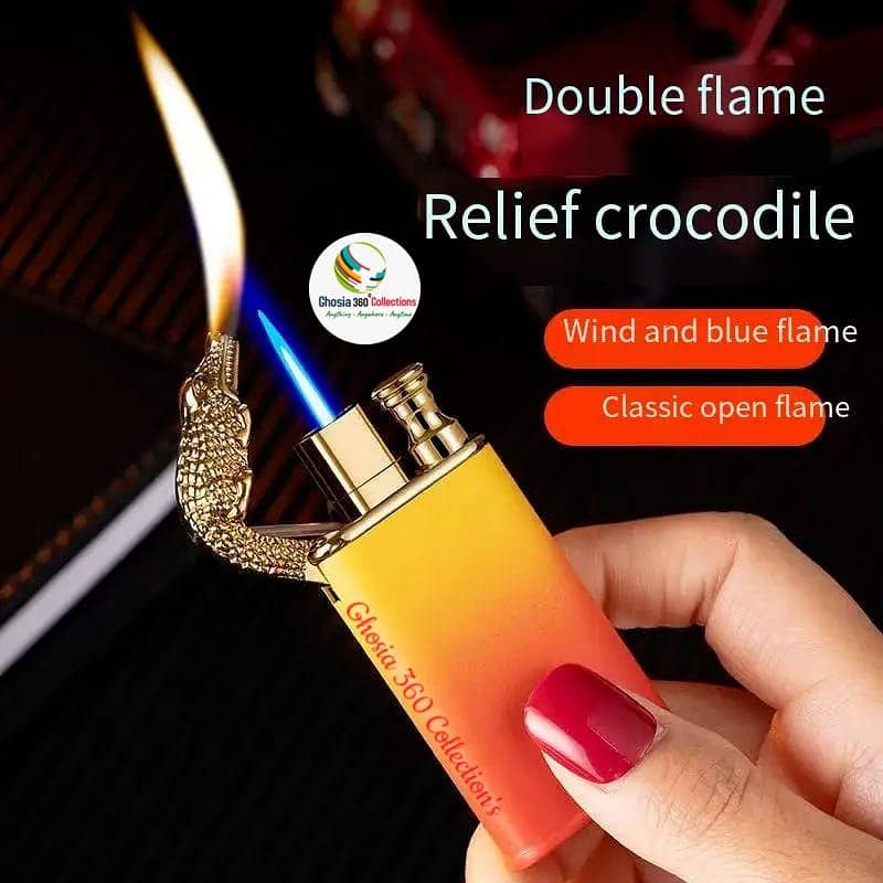 Dragon Lighter Dual Flame Jet Flame Luxury Lighter 3