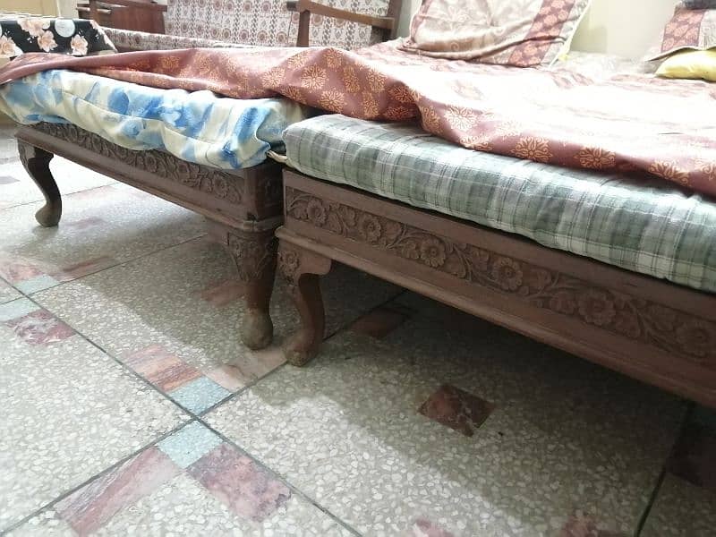 Bed pure wood high quality Chinioti style - 0,3,2,1,4,2,4,0,8,8,1 4