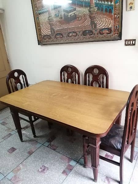 Dining table with new chairs - 0,3,2,1,4,2,4,0,8,8,1 1