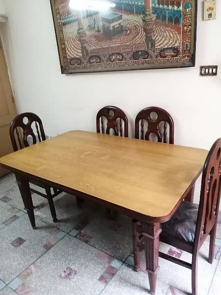 Dining table with new chairs - 0,3,2,1,4,2,4,0,8,8,1 3