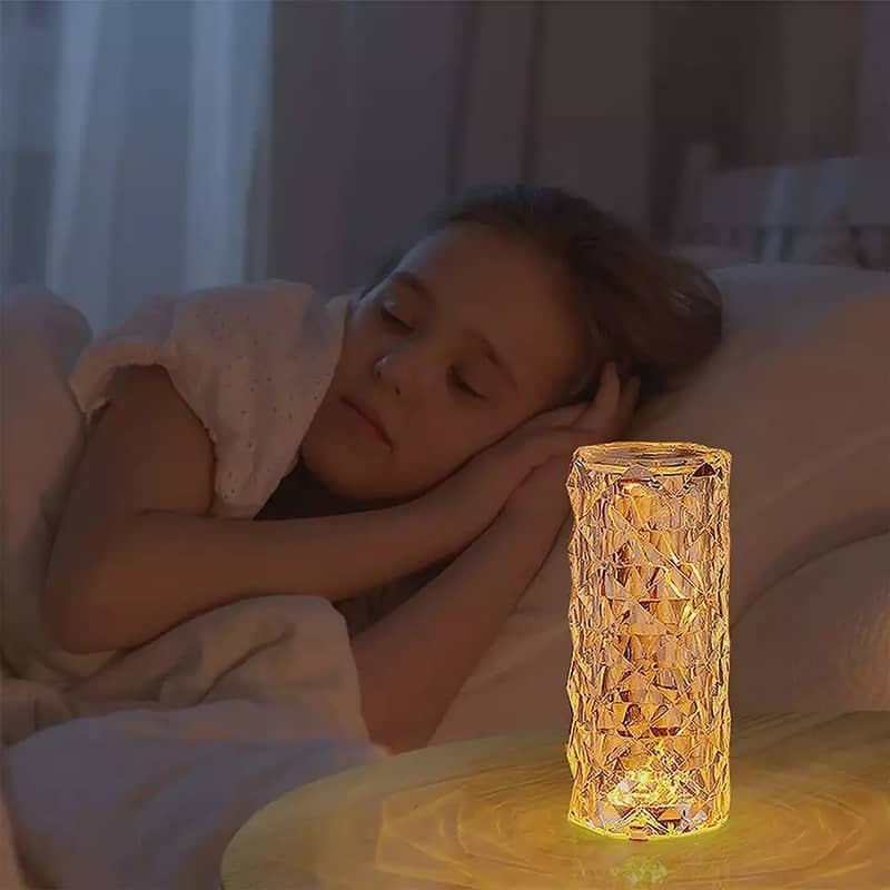 Acrylic Crystal Diamond Lamp, Rose Light Diamond Lamp, 16 Colors 13