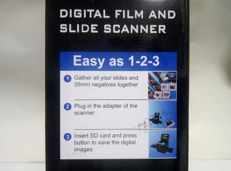 Film negative and Slide Scanner with LCD screen 11