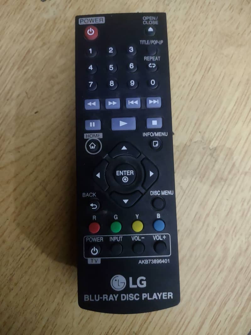 Original LG Blu Ray Player with USB HDD Support BP-250 2018 made 7