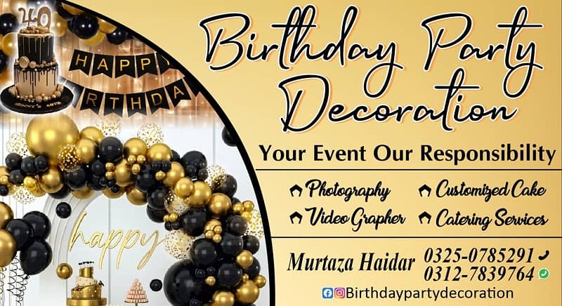Event Planner For Decorations 1