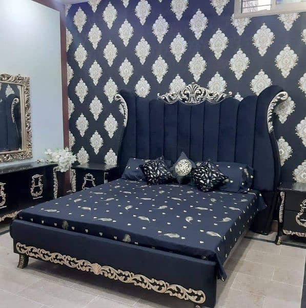 Bedset Latest& beautiful (home delivery available)Whatsapp 03117909944 1