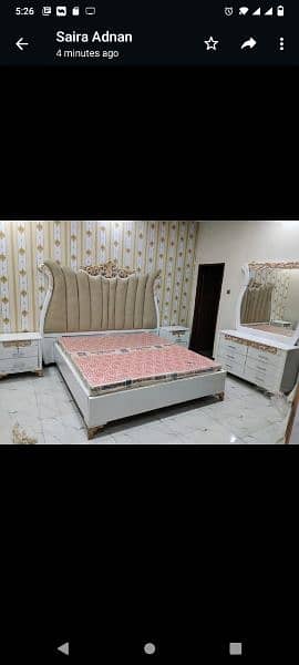 Bedset Latest& beautiful (home delivery available)Whatsapp 03117909944 2