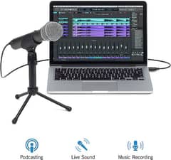 SAMSON Q2U Recording and Podcasting Pack - USB/XLR Dynamic Microphone 0