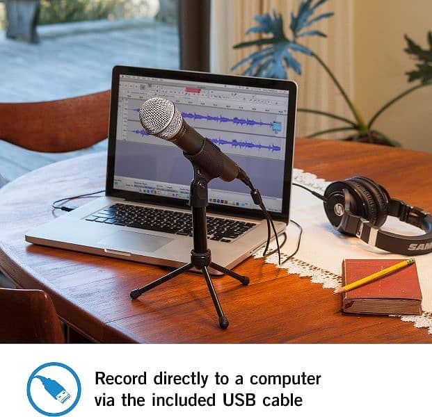 SAMSON Q2U Recording and Podcasting Pack - USB/XLR Dynamic Microphone 3