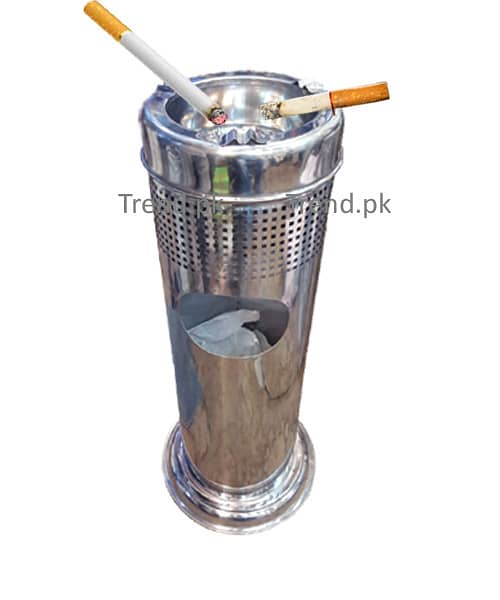 Steel Ashtray Bin, Garden Ashtray, Outdoor Floor Standing Ashtray Bin 0