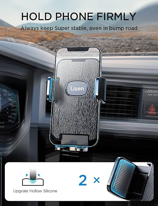 Phone Holder Mount for Car Vent, [2022 Metal Hook] Car Vent Phone a567 2