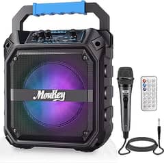 Moukey Bluetooth Karaoke Speaker - 6.5 in, Portable a463