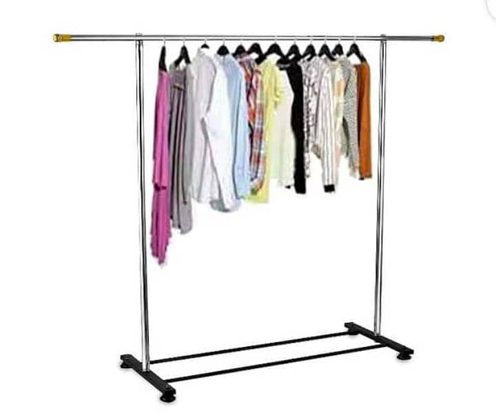 5 Foot Heavy-Duty Garment Rack with Extendable Hanging Rod 03020062817 8