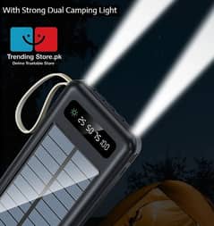 Solar Mobile Charging Power Bank 10000 mAh Battery With 4 Charging 0
