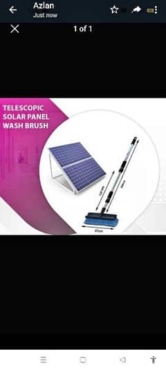 12 ft telescopic solar panel cleaning brush / solar cleaning  mops