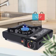 Kitchen Stove With Dual Gas Option With Carrying Case- FREE GAS BOTTLE