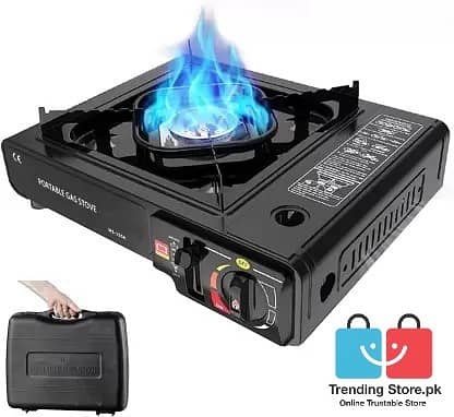 Kitchen Stove With Dual Gas Option With Carrying Case- FREE GAS BOTTLE 6