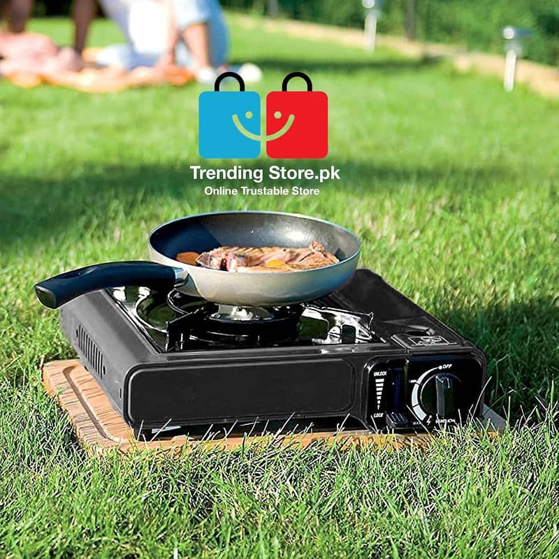 Kitchen Stove With Dual Gas Option With Carrying Case- FREE GAS BOTTLE 9