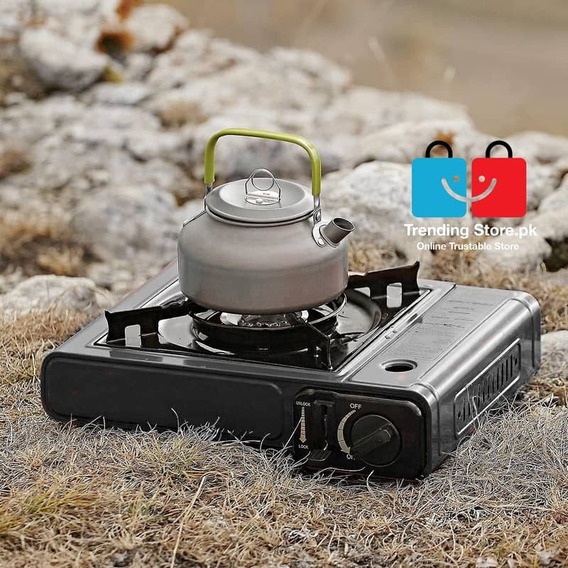 Kitchen Stove With Dual Gas Option With Carrying Case- FREE GAS BOTTLE 10