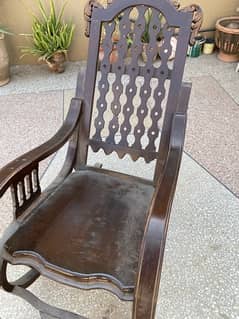 wooden rocking chair urgent sale