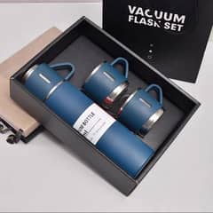 Vacuum Flask Thermos With 3 cups