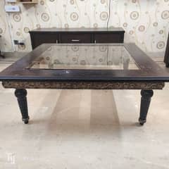 center table wooden size 4x4
