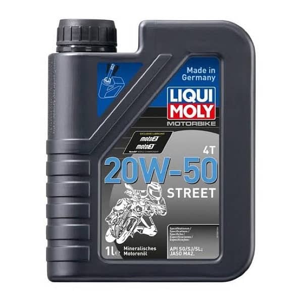 Liqui Moly Street 4T 20W-50 Motorcycle Oil 0