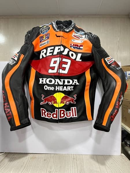 leather jacket repsol edition complete padding 3