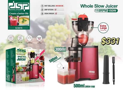 Electric juicer Extractor / slow juicer machine