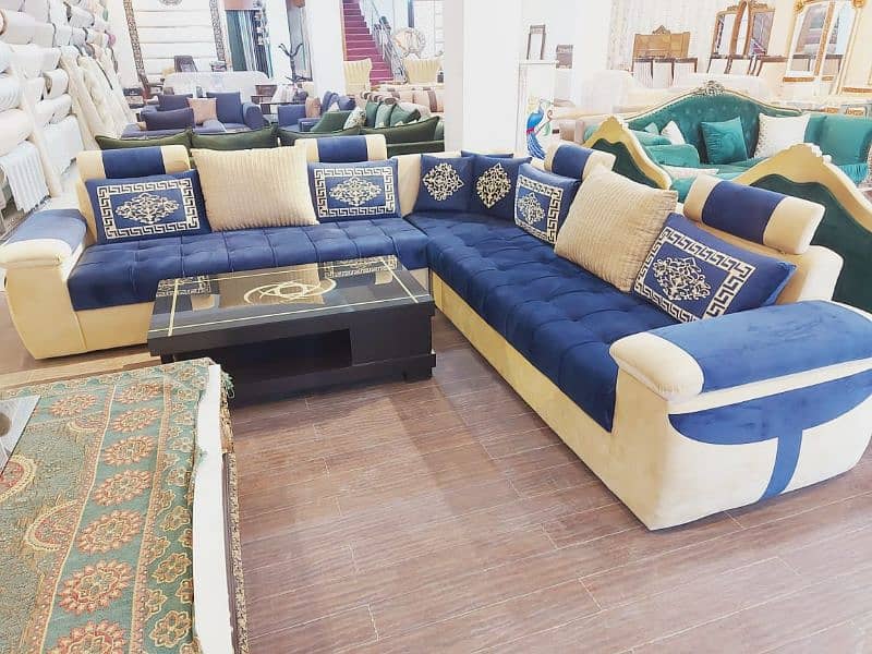 new l u shape sofa set 4