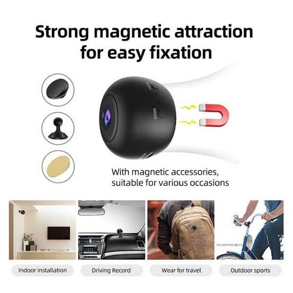 New A10 1080p Hd 2mp Magnetic Wifi Mini Camera With Pix Link App 2