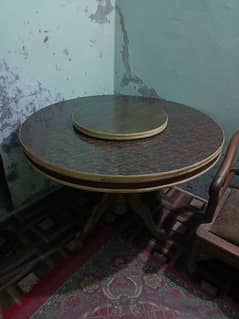 DINING TABLE ROUND 6 SEATR