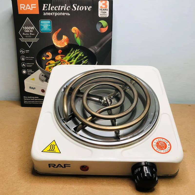 RAF Electric Stove Hot Plate 1000w 0