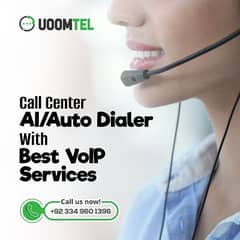 Call Center AI/Auto Dialer With Best VoIP Services