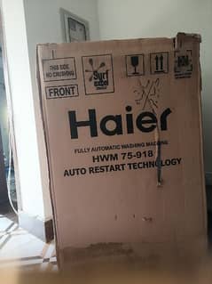 haier washing machine 7.5kg urgent sale 0