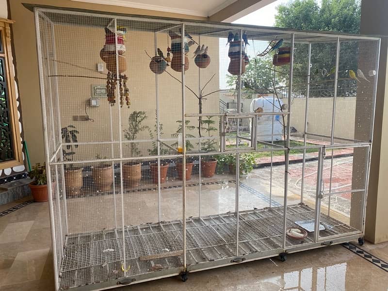 Large Cage for Parrots, Budgies 0