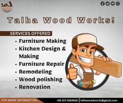 Furniture ploish/wood works/Talha wood works 0