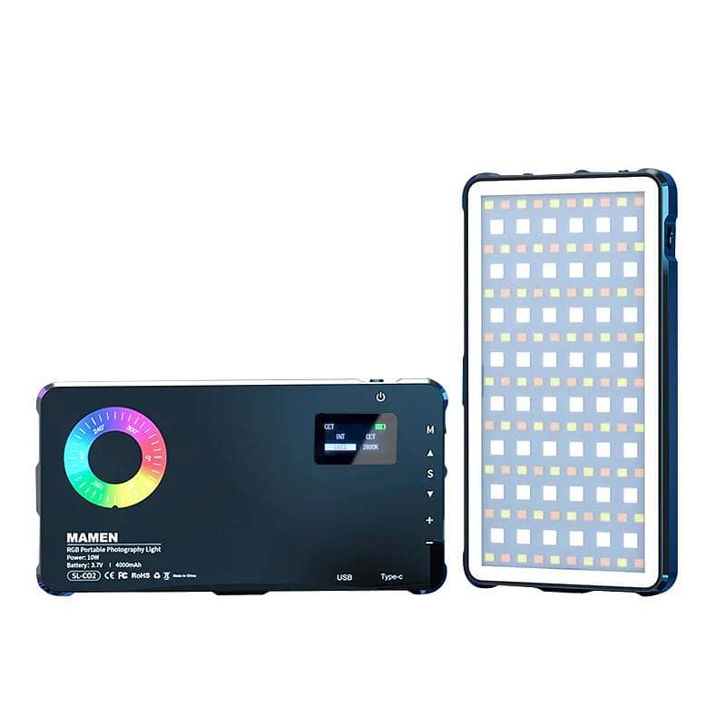 Mamen SL-C02 RGB Portable Photography Video Light 1